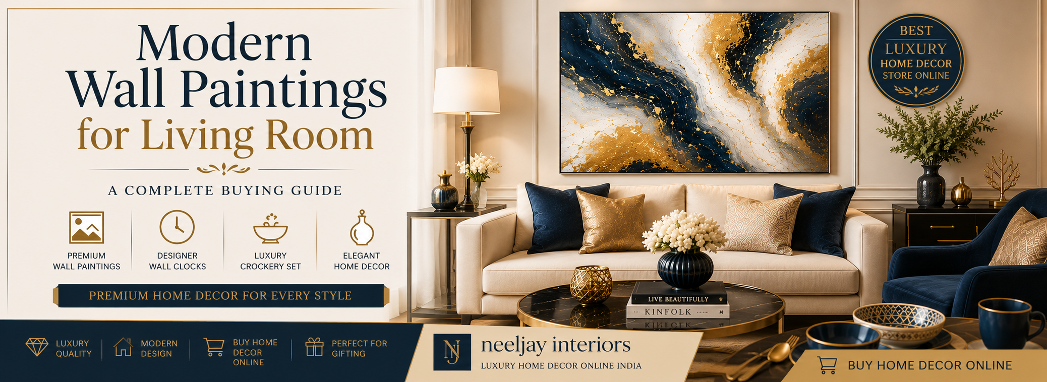 Modern Wall Paintings for Living Room: A Complete Buying Guide