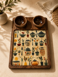 2 Cup Bamboo Tray