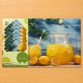 6 Pcs Food Printed Table Mat Set