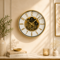 Midnight Gear Luxe  Wall Clock
