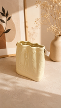Yellow Handbag Vase