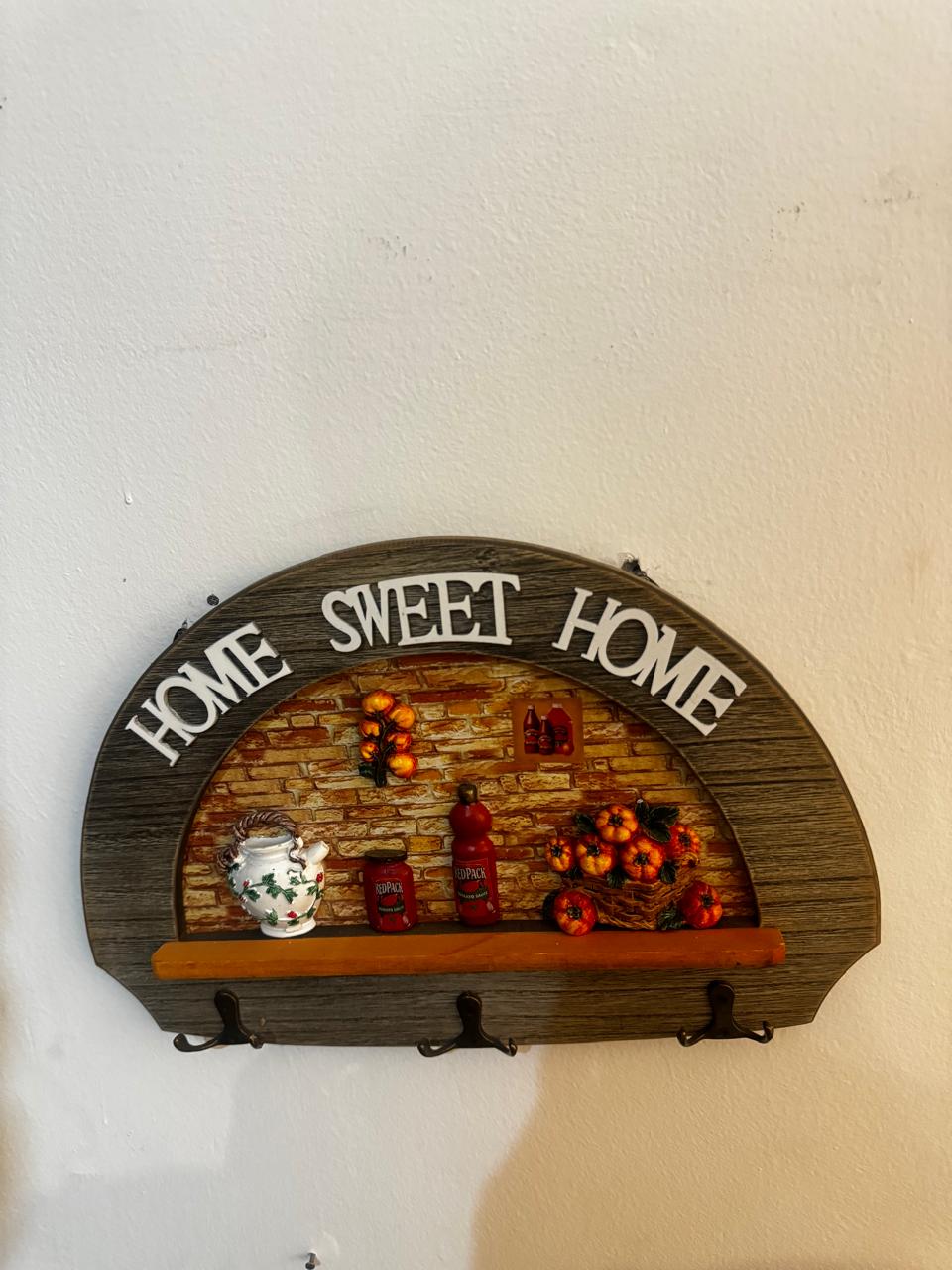 Tomato Theme Wooden Key Holder