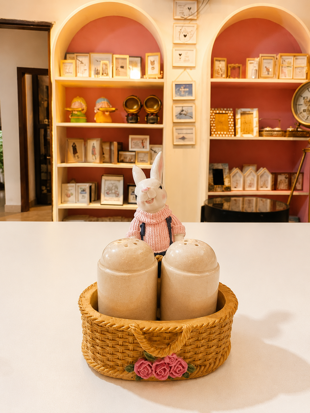Pink Bunny Salt Paper