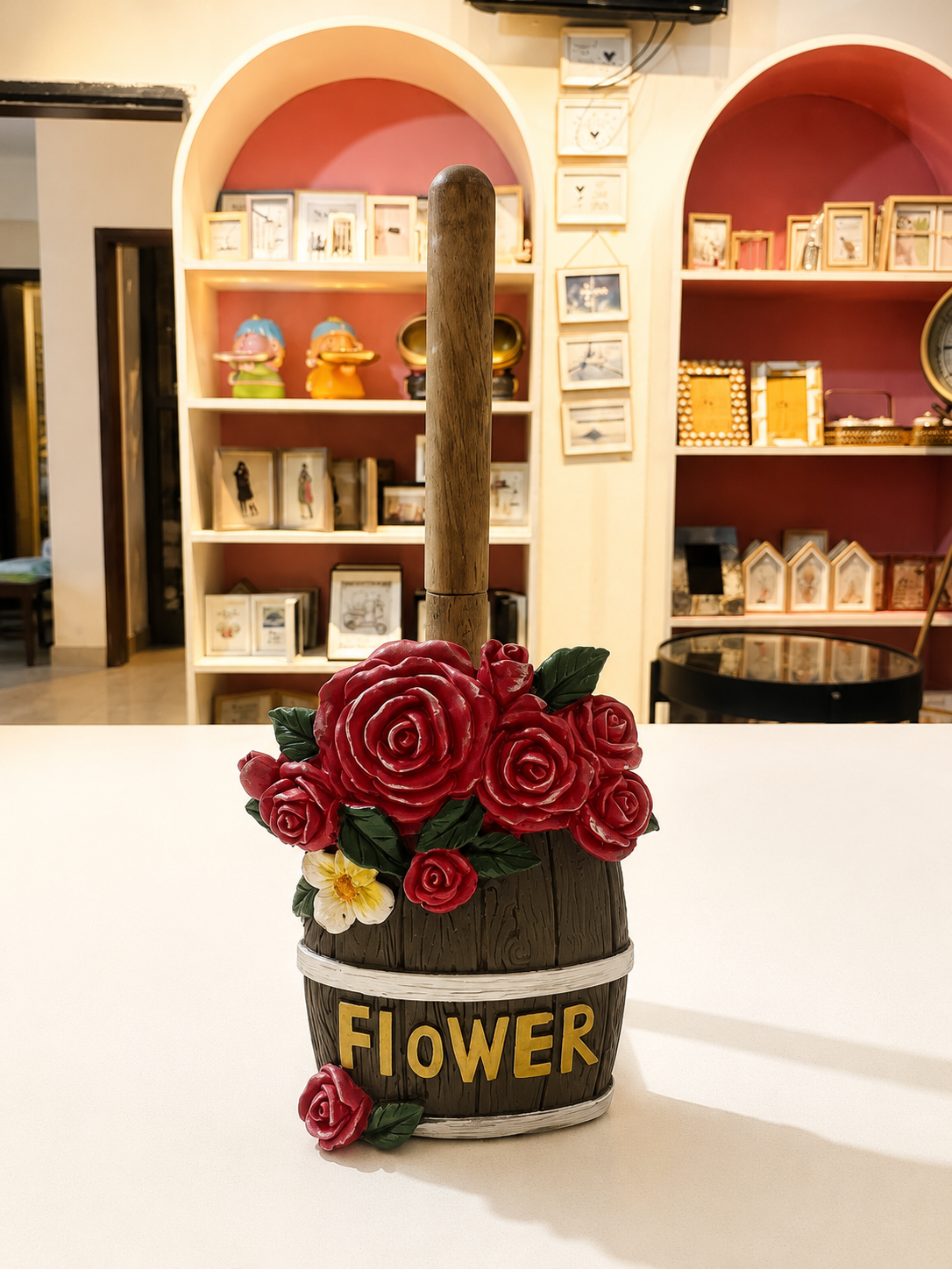 Red Flower Shiw Piece