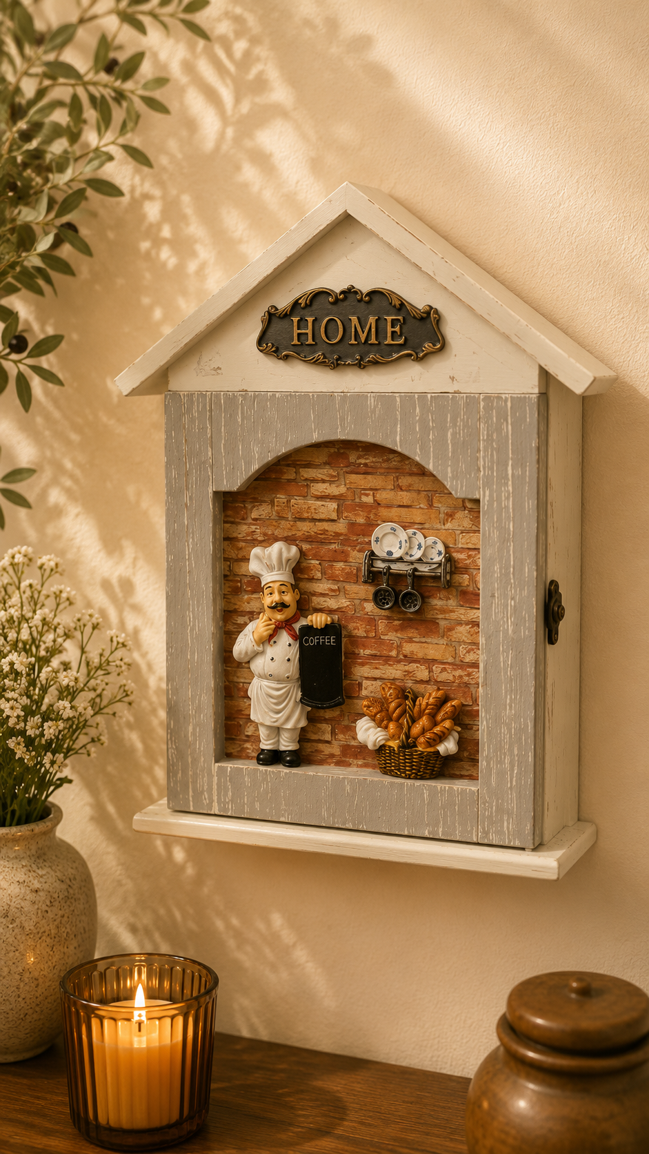 Chef Key Holder Cabinet