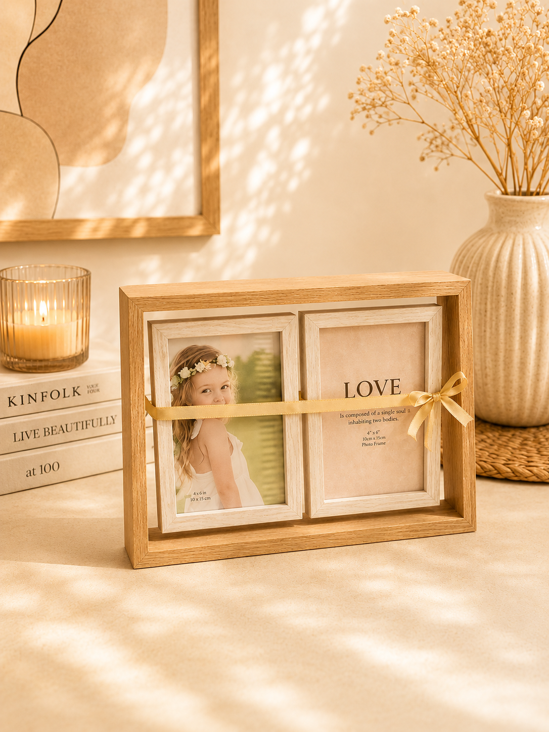 Wooden Double frame 1 , 4*6