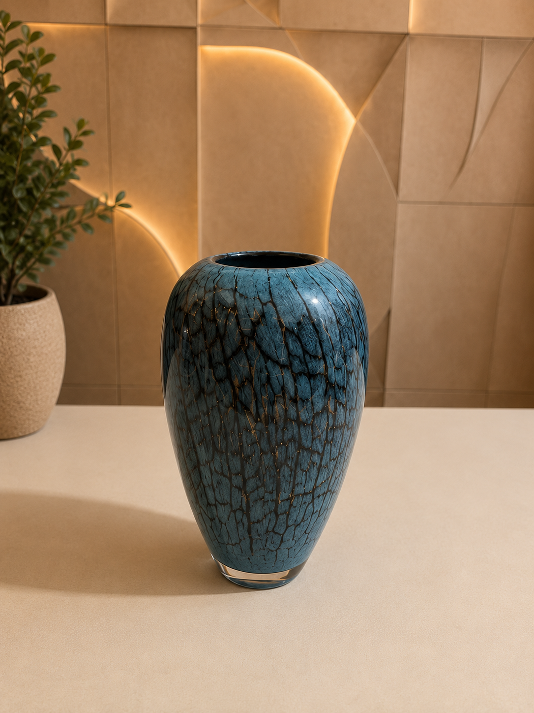 Marble  Pot , 11 inch
