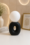 Black Donut Lamp