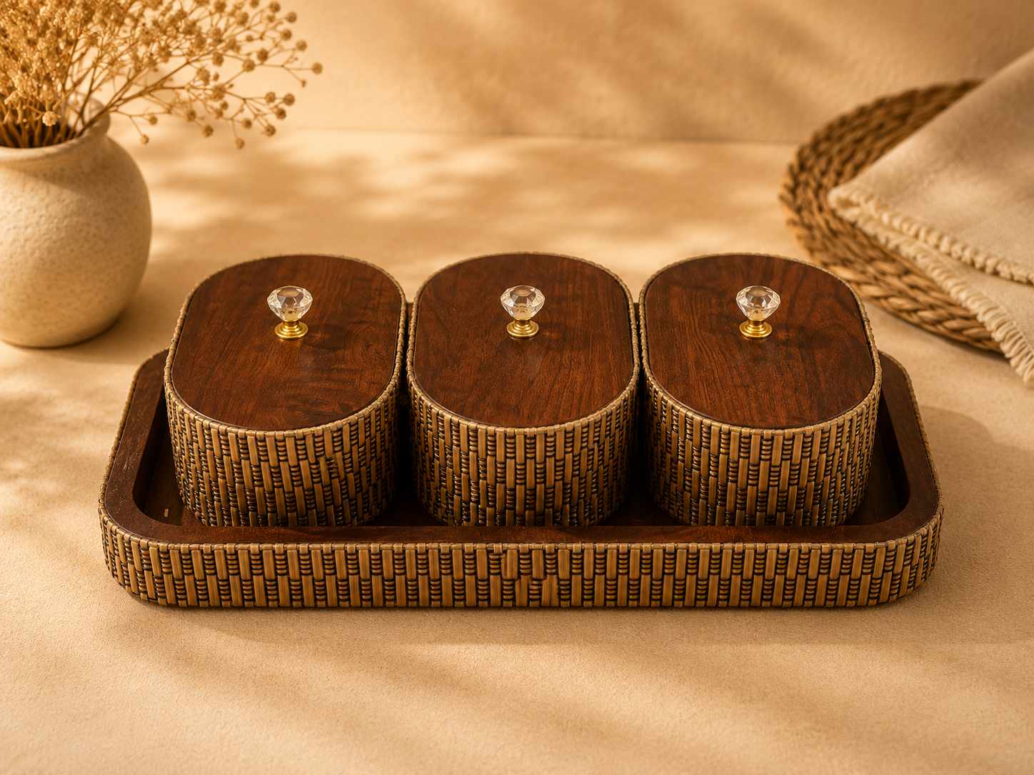 3 heritage condiment set
