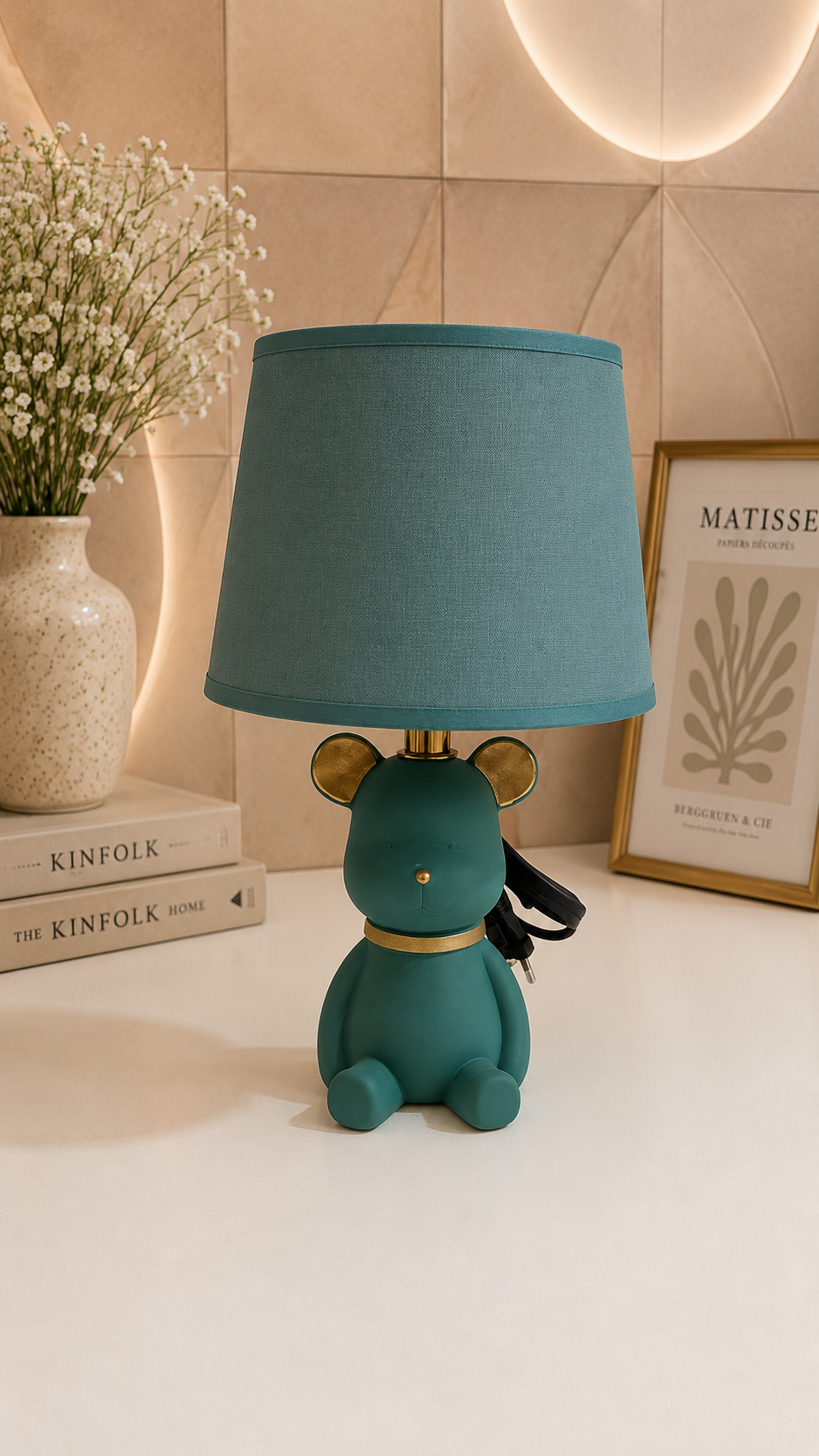 Green Bear Lamp