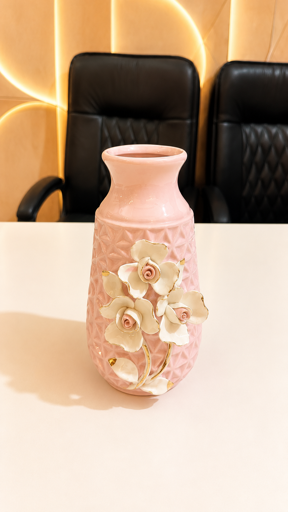 White Flower Vase , 24 inch