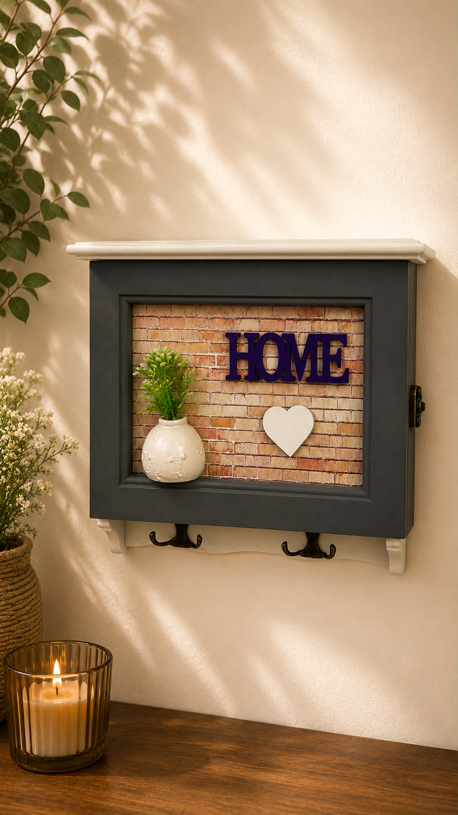Home Wall Key Holder Cabinet