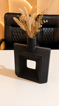 Black Rectangular Vase