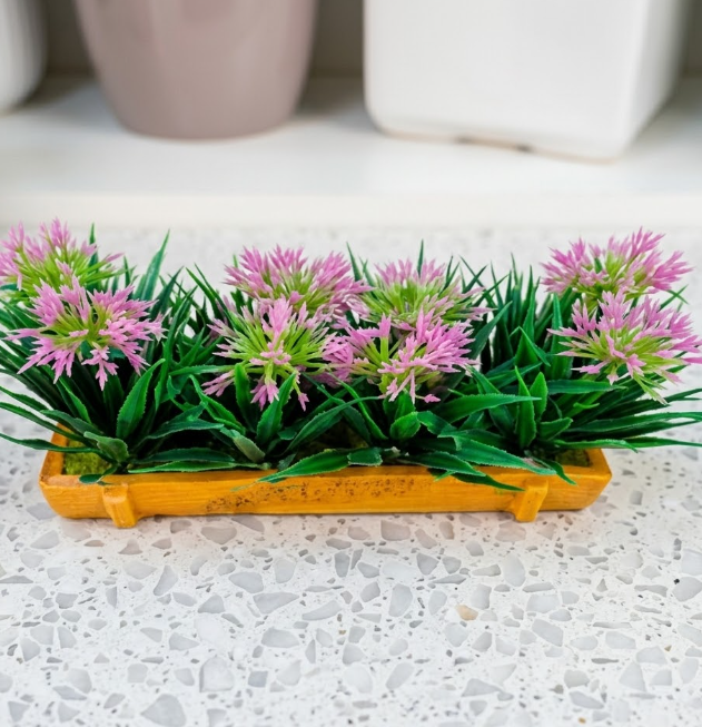 Artificial Mini Pink Flower Plant