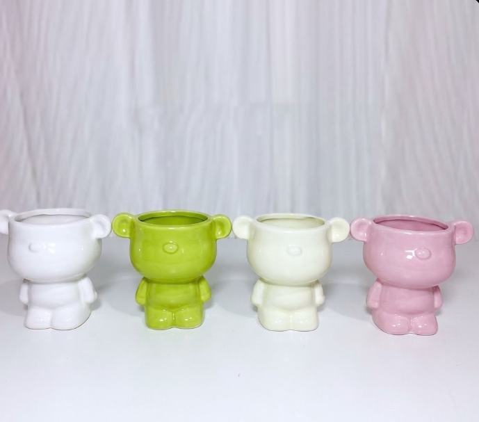 Bear Shape Mini Succulent Planters