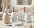 Ceramic Bathroom Accessory Set