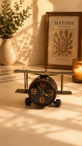 Brown Chopper Clock