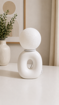 White Donut Lamp
