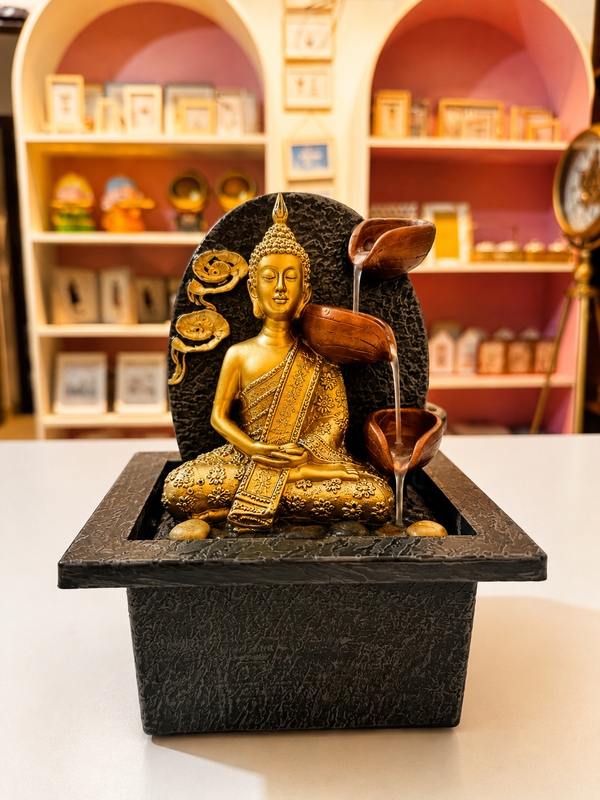 Buddha Tranquil Flow Fountain , 21*15 inch