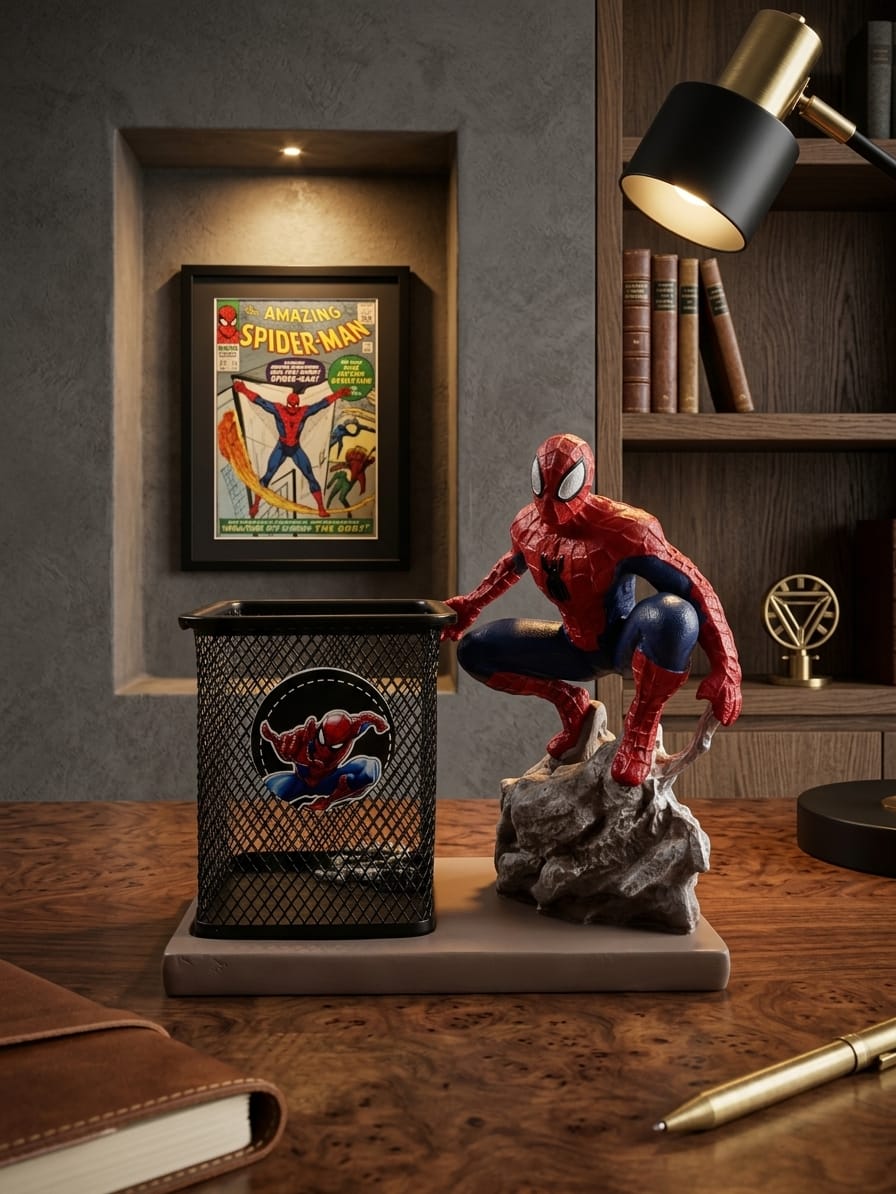 Spider Hero Desk Organizer
