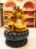 Golden Laughing Buddha Prosperity Fountain , 36*20 inch